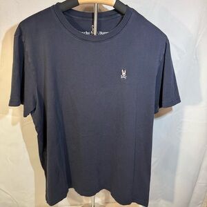 Psycho Bunny Black Pima Cotton Logo T-Shirt Size 6‎